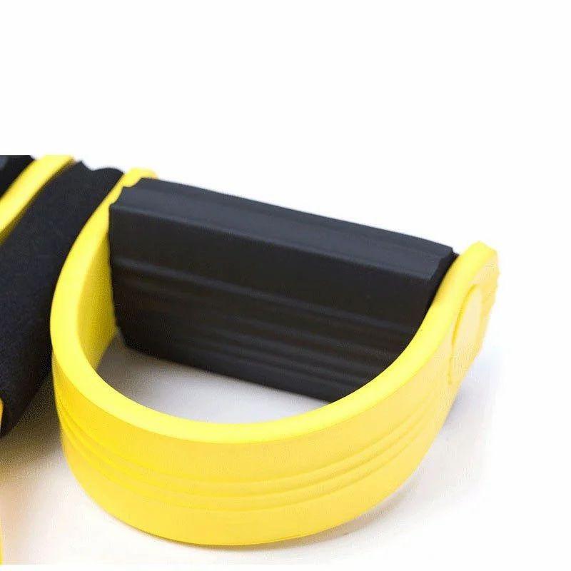 Home Gym Pull Rope Set 4 Tubes Adjustable Resistance