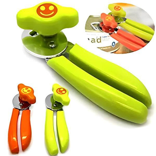 Stainless Steel Can & Bottle Opener with Smile Grip