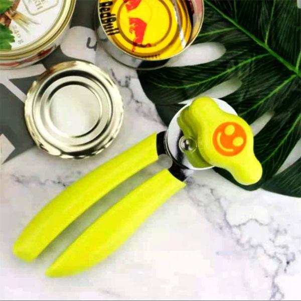 Stainless Steel Can & Bottle Opener with Smile Grip