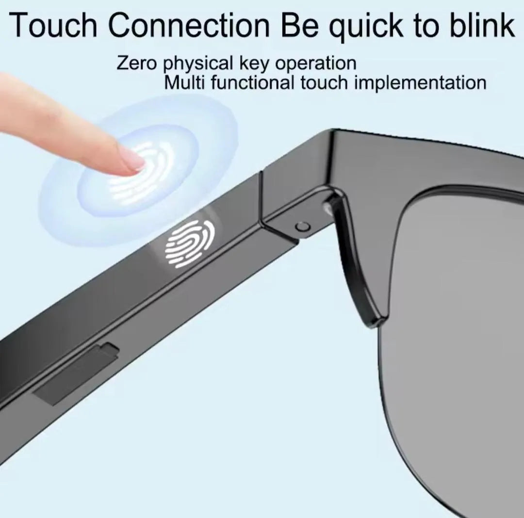 Intelligent Bluetooth Glasses Black Long Range Audio Gaming