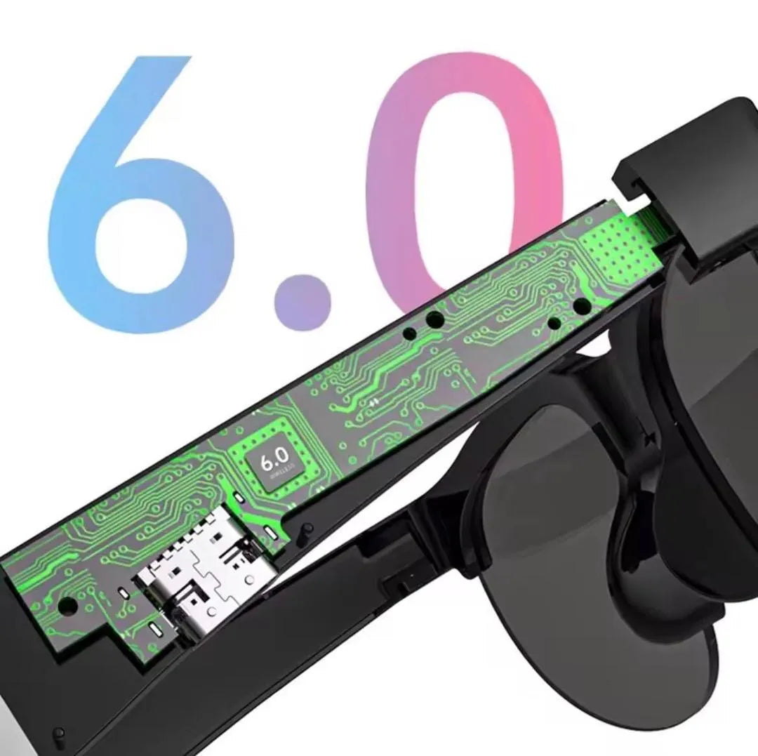 Intelligent Bluetooth Glasses Black Long Range Audio Gaming