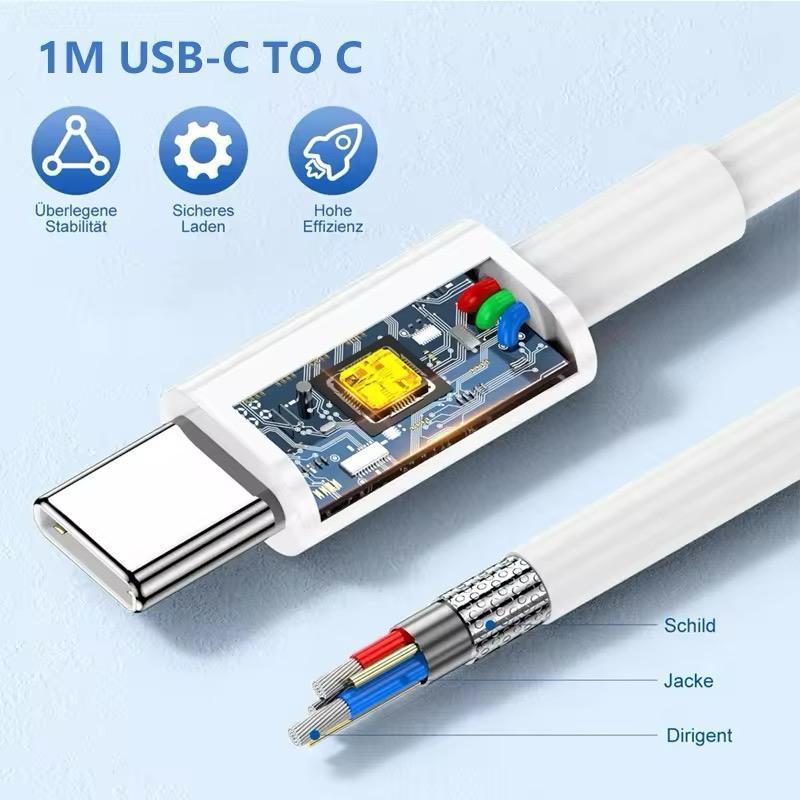 25W PD USB-C Charger for Samsung & AirPods