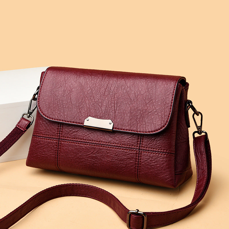 Black Korean Style Shoulder Messenger Bag for Women