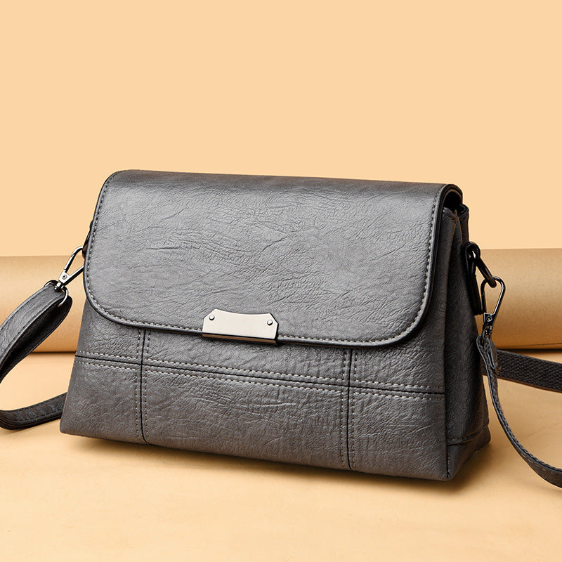 Black Korean Style Shoulder Messenger Bag for Women