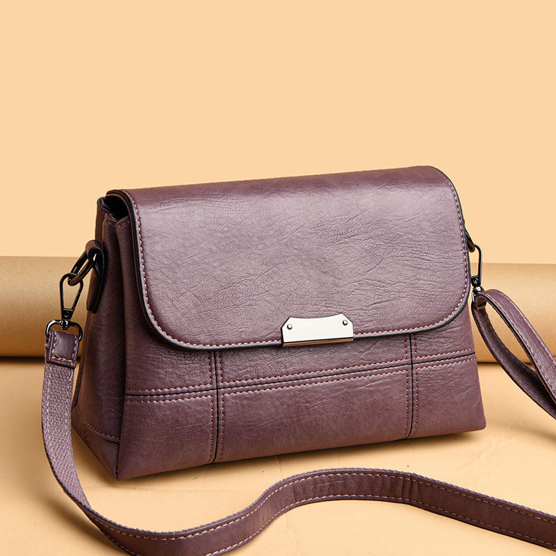 Black Korean Style Shoulder Messenger Bag for Women